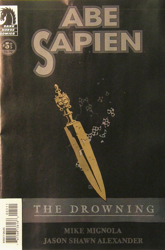 Cover of Abe Sapien: The Drowning #5. One of 250,000 Vintage American Comics on sale from Krypton!