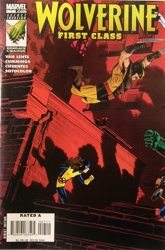 Cover of Wolverine: First Class (Vol 1) #7. One of 250,000 Vintage American Comics on sale from Krypton!