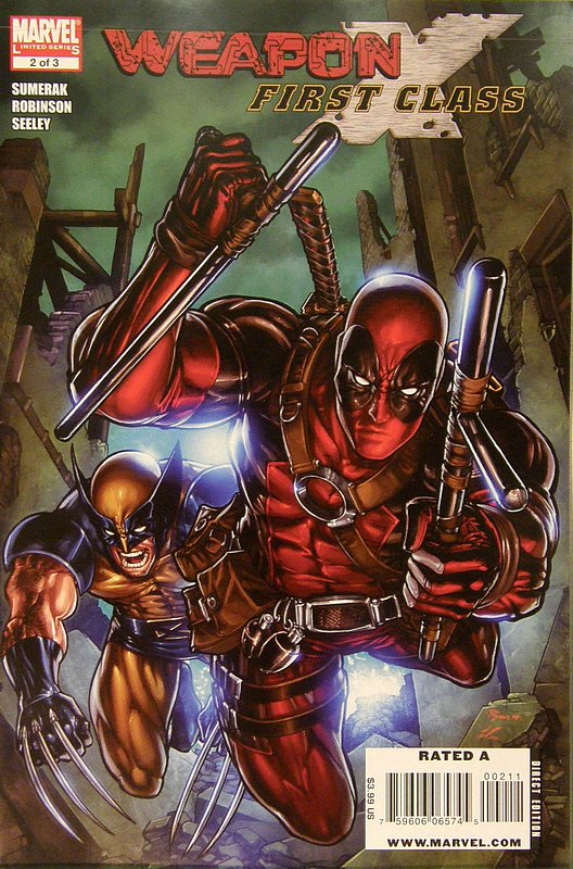 Cover of Weapon X: First Class (2008 Ltd) #2. One of 250,000 Vintage American Comics on sale from Krypton!