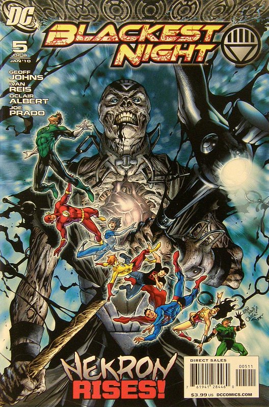 Cover of Blackest Night (2009 Ltd) #5. One of 250,000 Vintage American Comics on sale from Krypton!