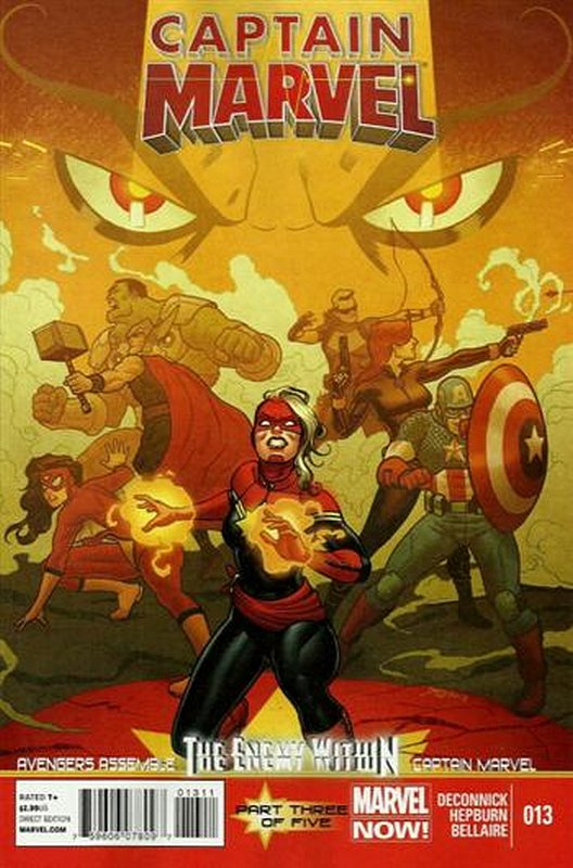 Cover of Captain Marvel (Vol 5) #13. One of 250,000 Vintage American Comics on sale from Krypton!