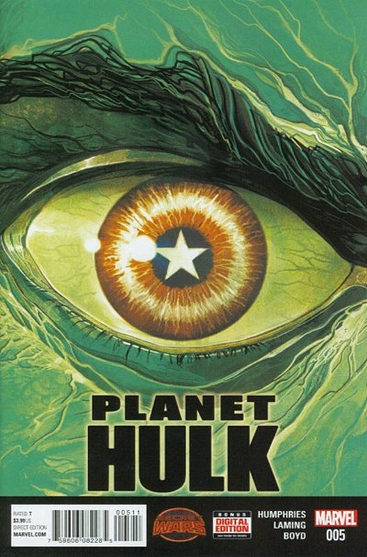 Cover of Planet Hulk (2015 Ltd) #5. One of 250,000 Vintage American Comics on sale from Krypton!
