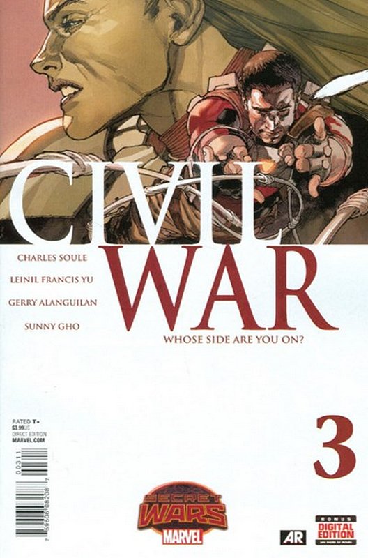 Cover of Civil War (2015 Ltd) #3. One of 250,000 Vintage American Comics on sale from Krypton!