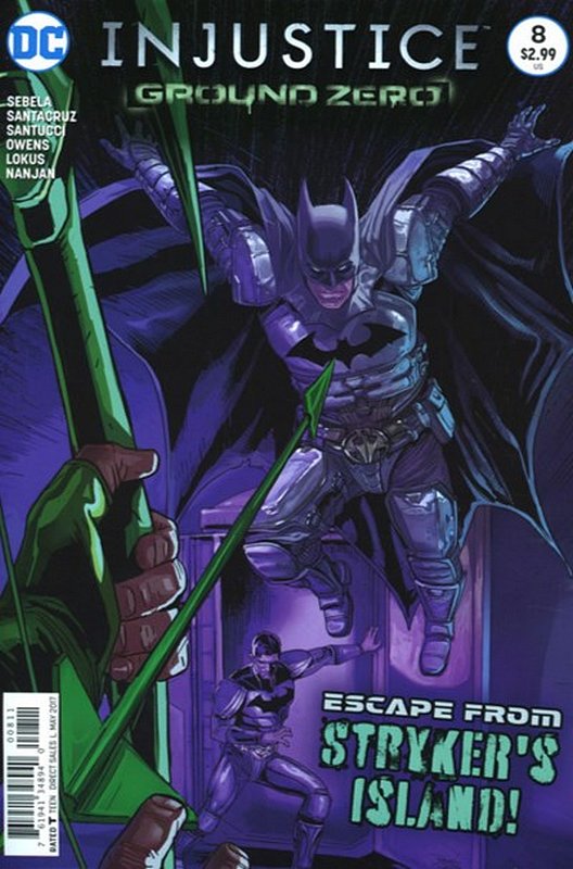 Cover of Injustice: Gods Among Us - Ground Zero #8. One of 250,000 Vintage American Comics on sale from Krypton!