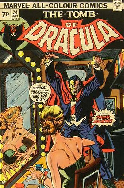 Blade Appearance<br> Cover of Tomb of Dracula (Vol 1) #24. One of 250,000 Vintage American Comics on sale from Krypton!