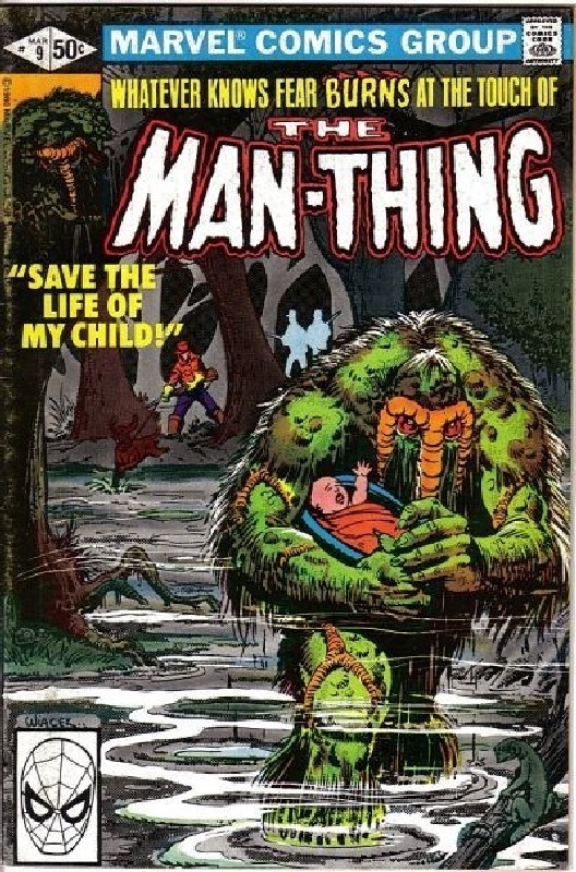 Cover of Man-Thing (Vol 2) #9. One of 250,000 Vintage American Comics on sale from Krypton!