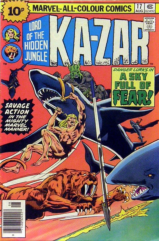 Cover of Ka-Zar (Vol 2) Lord of the Hidden Jungle #17. One of 250,000 Vintage American Comics on sale from Krypton!
