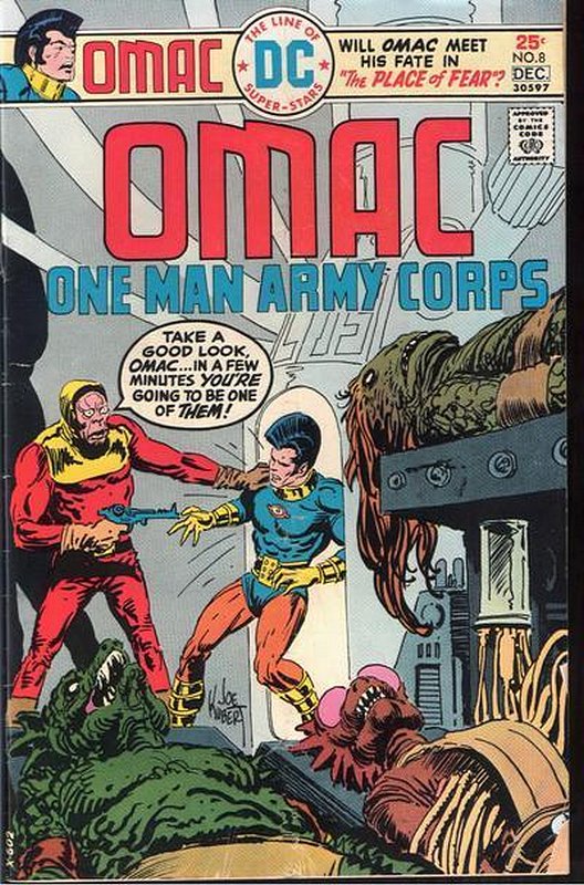 Cover of Omac (Vol 1) One Man Army Corps #8. One of 250,000 Vintage American Comics on sale from Krypton!