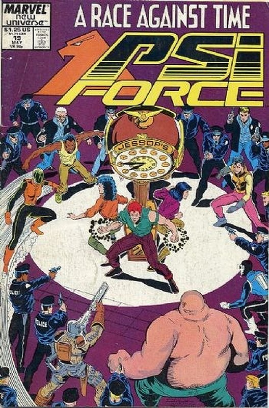 Cover of PSI Force (Vol 1) #19. One of 250,000 Vintage American Comics on sale from Krypton!