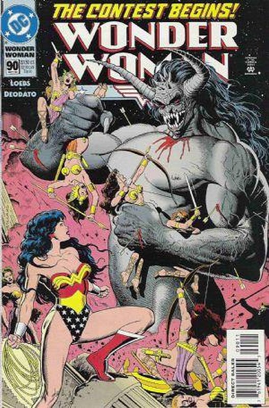 Cover of Wonder Woman (Vol 2) #90. One of 250,000 Vintage American Comics on sale from Krypton!