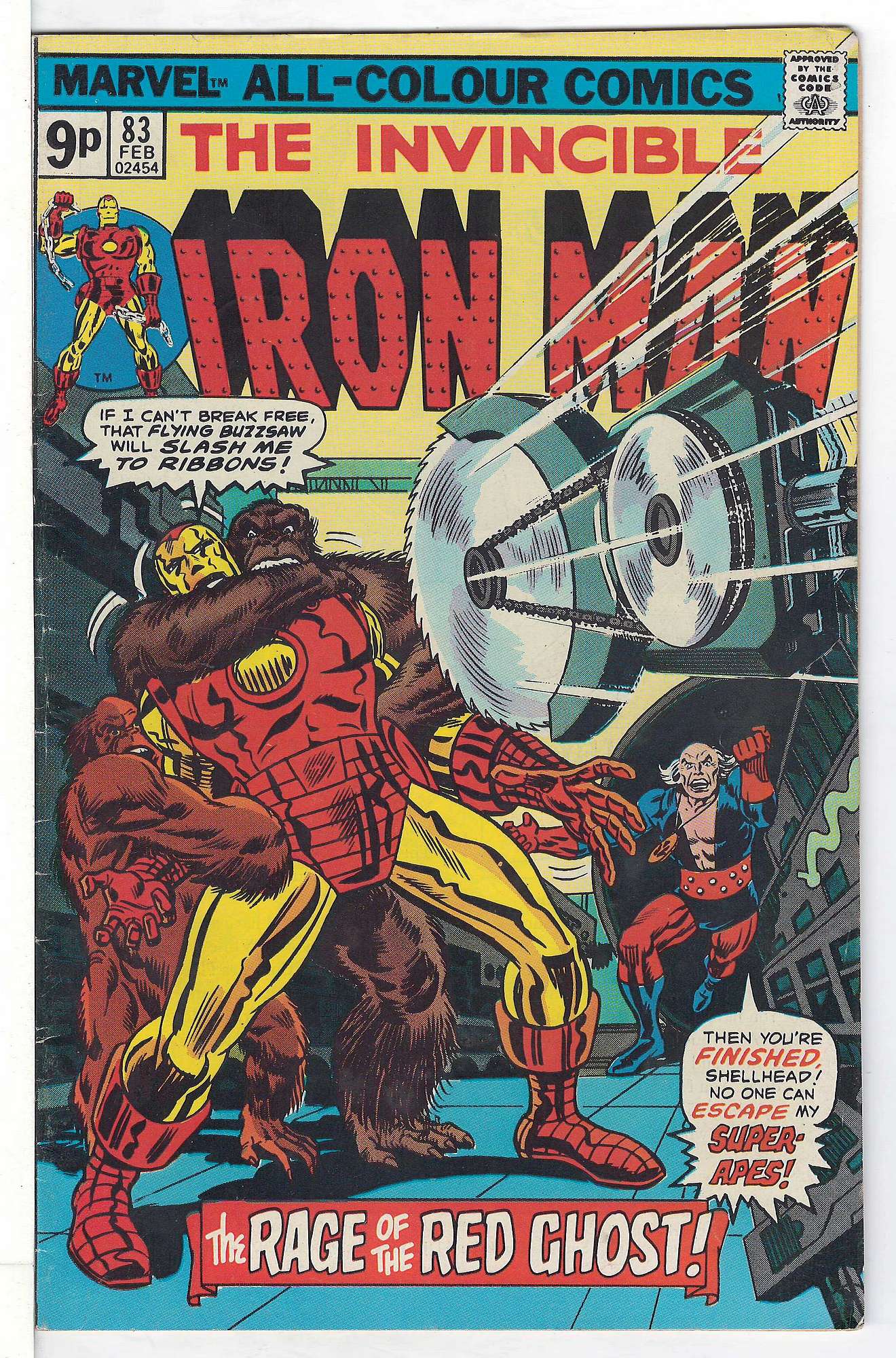 ACTUAL SCAN OF COMIC!<br> Cover of Iron Man (Vol 1) #83. One of 250,000 Vintage American Comics on sale from Krypton!