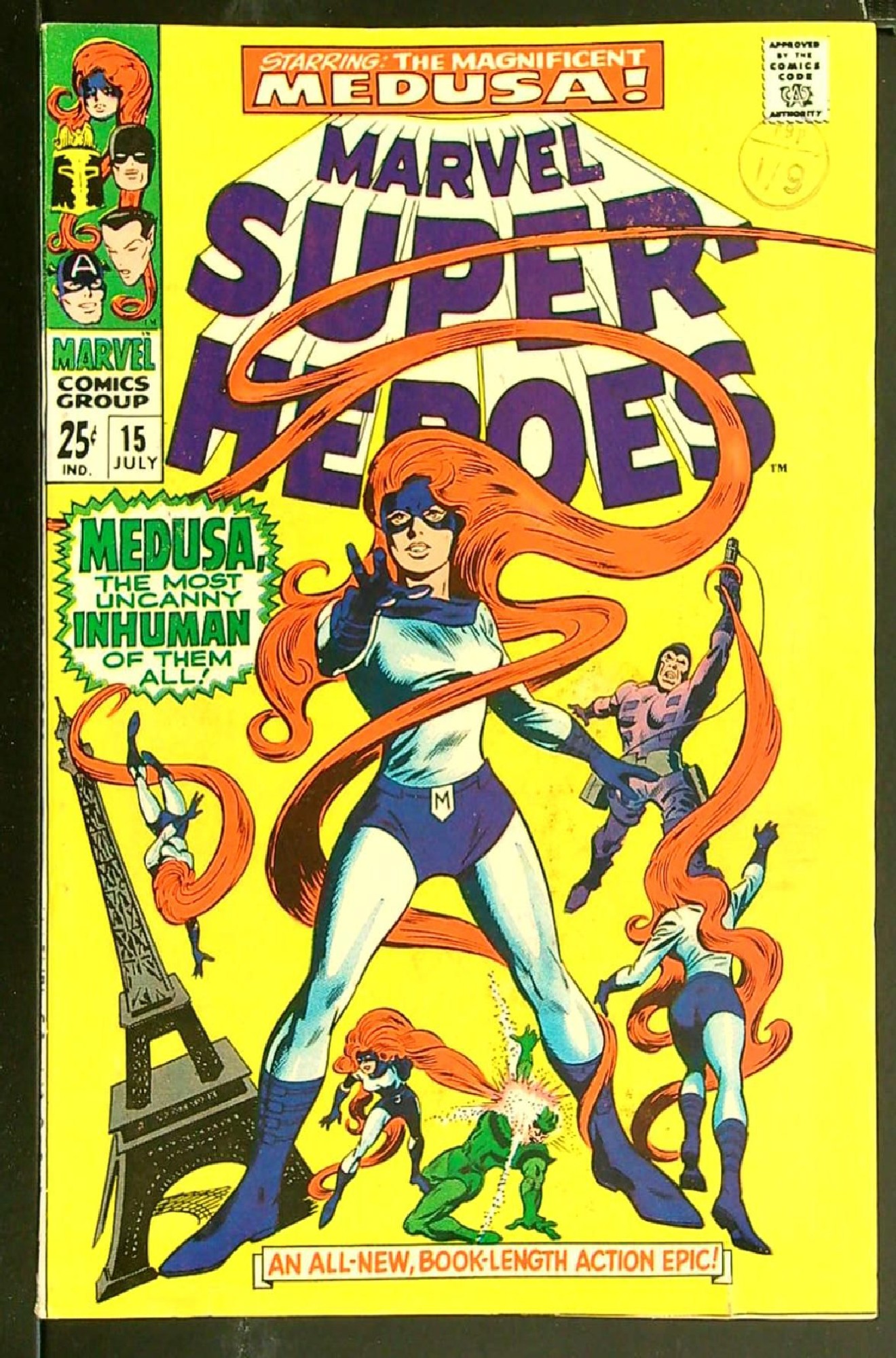 Cover of Marvel Super-Heroes (Vol 1) #15. One of 250,000 Vintage American Comics on sale from Krypton!