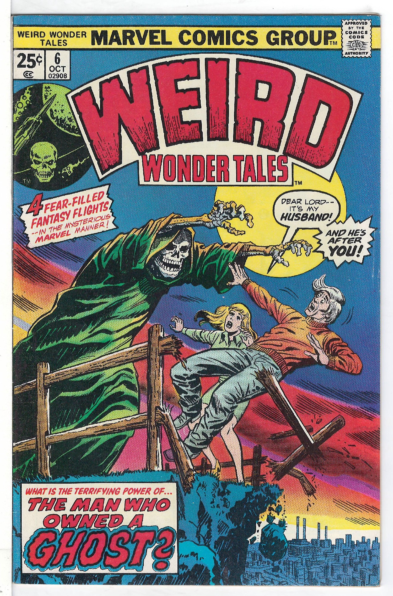 ACTUAL SCAN OF COMIC!<br> Cover of Weird Wonder Tales (Vol 1) #6. One of 250,000 Vintage American Comics on sale from Krypton!