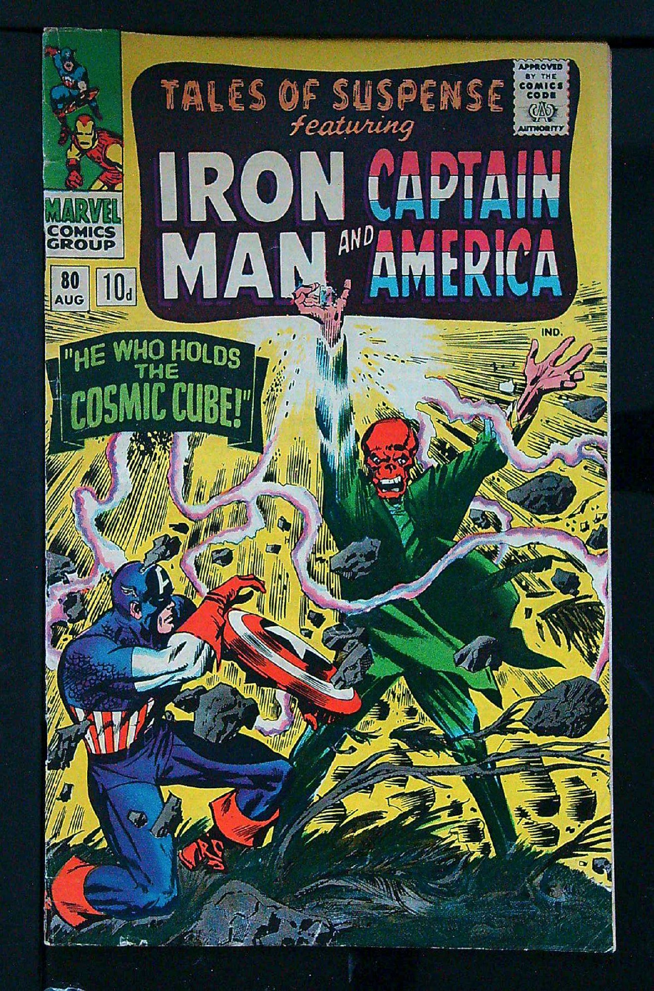 ACTUAL SCAN OF COMIC!<br> Cover of Tales of Suspense (Vol 1) #80. One of 250,000 Vintage American Comics on sale from Krypton!