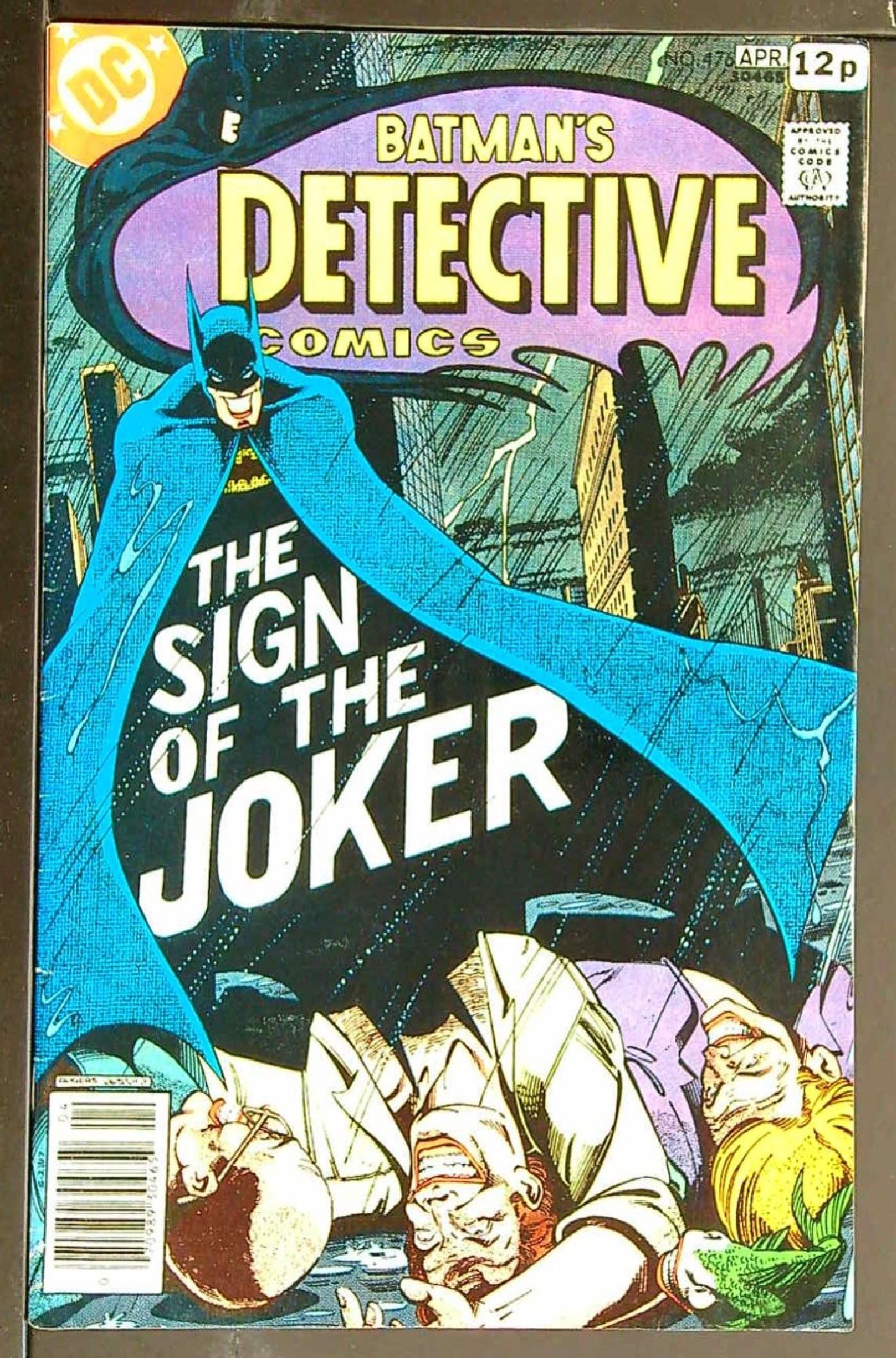 Cover of Detective Comics #476. One of 250,000 Vintage American Comics on sale from Krypton!