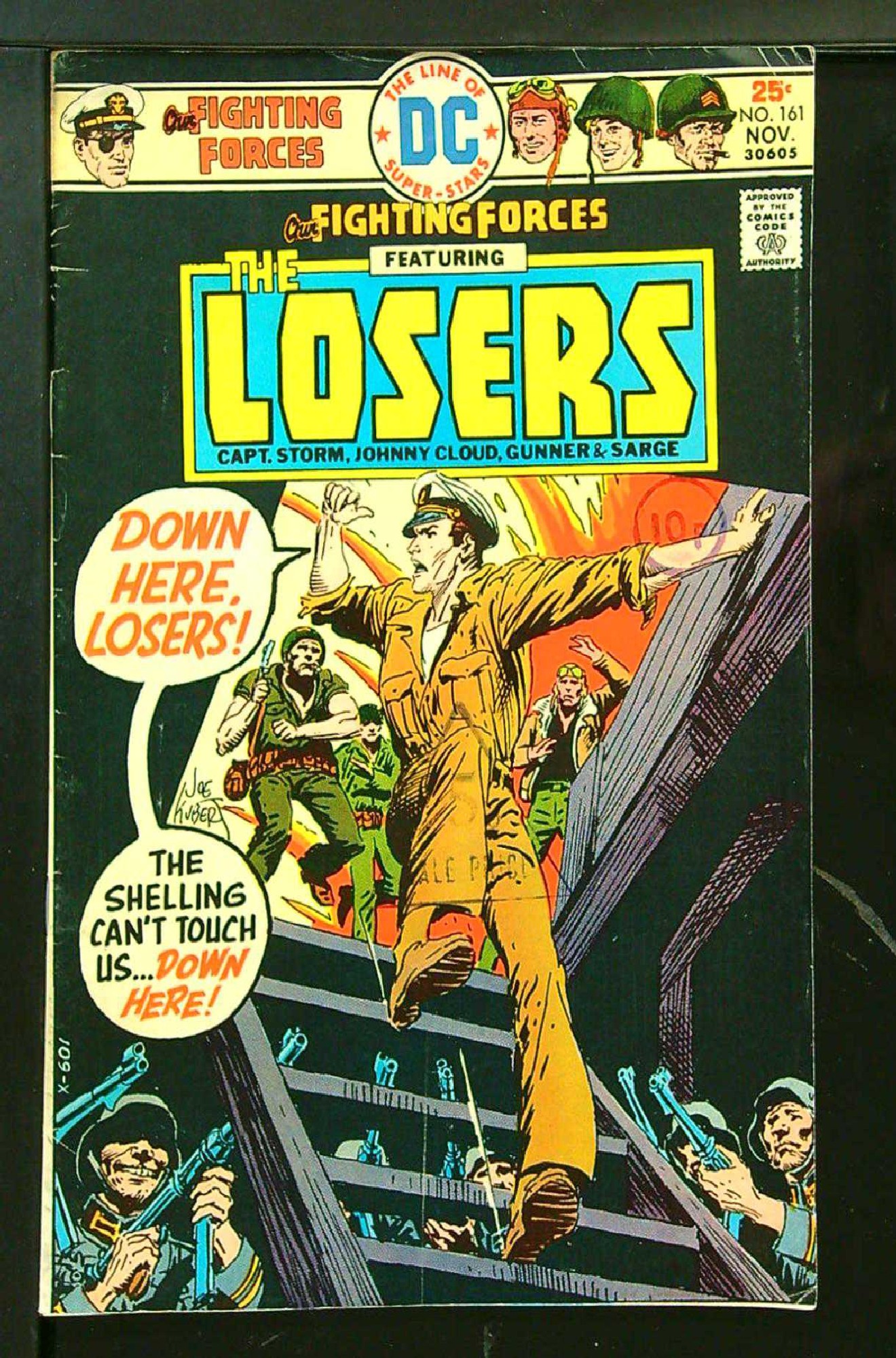 ACTUAL SCAN OF COMIC!<br>Stamp on Cover - See Scan Cover of Our Fighting Forces #161. One of 250,000 Vintage American Comics on sale from Krypton!
