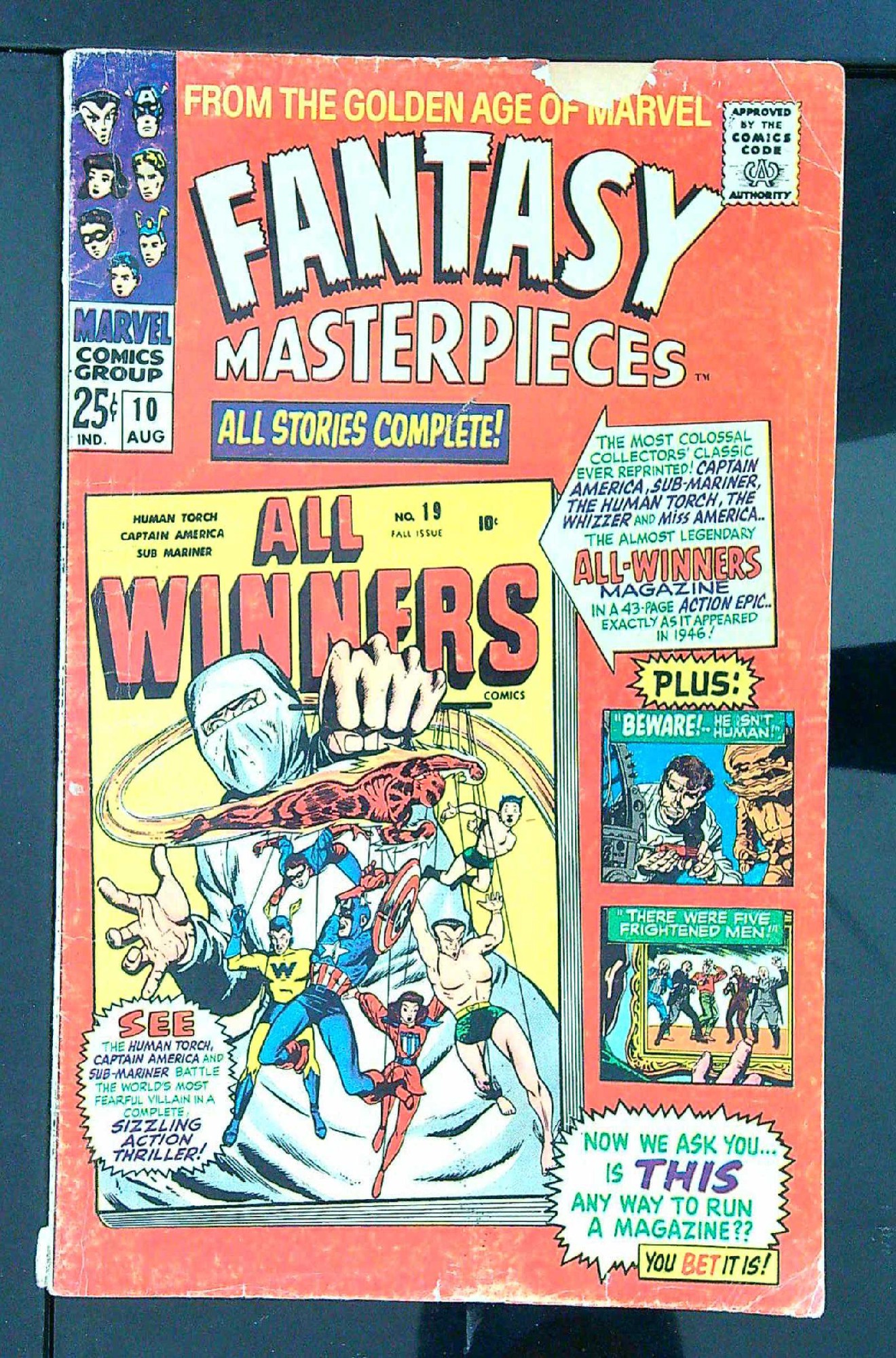 ACTUAL SCAN OF COMIC!<br> Cover of Fantasy Masterpieces (Vol 1) #10. One of 250,000 Vintage American Comics on sale from Krypton!