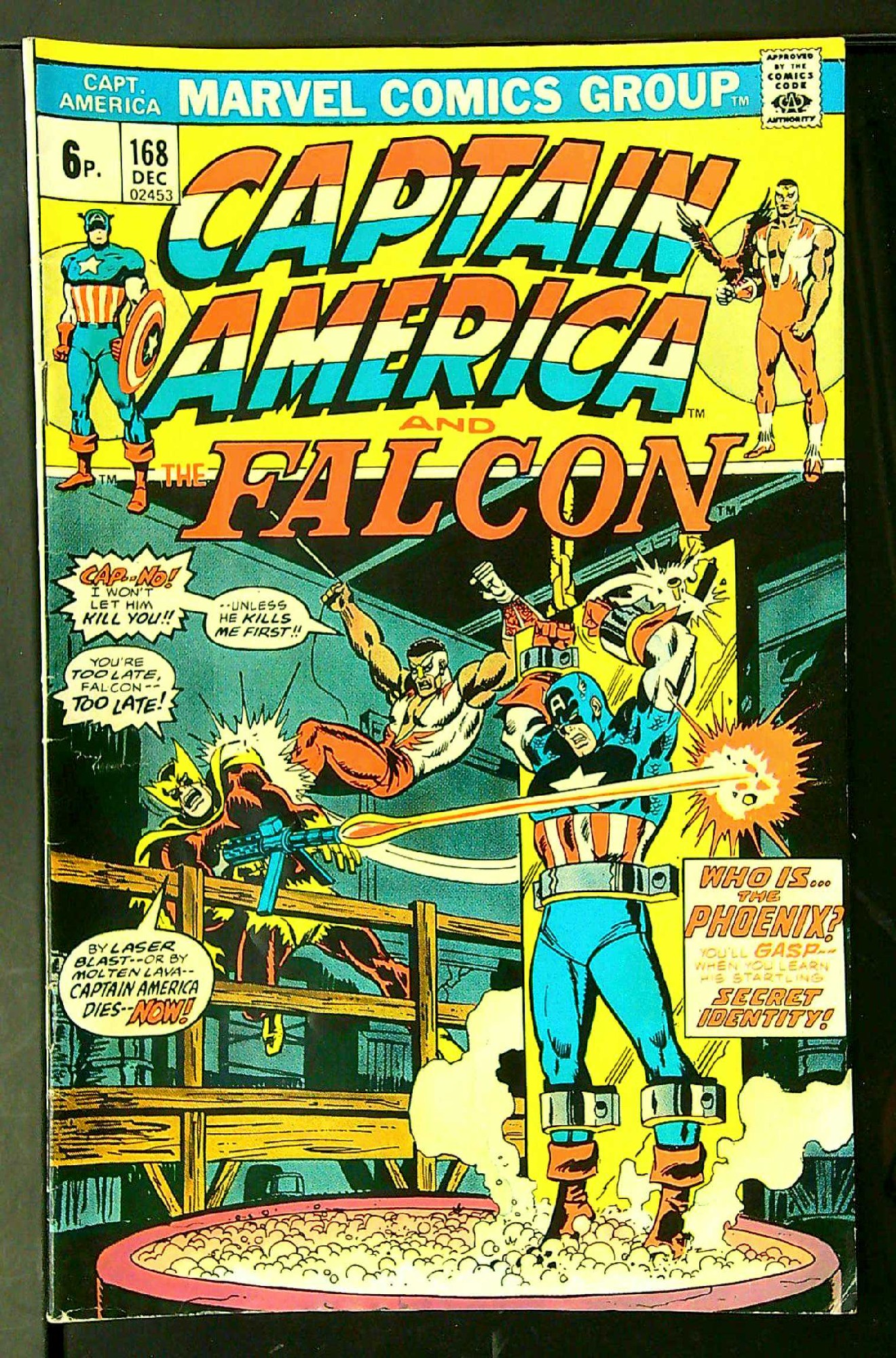 1st Baron Helmut Zemo<br>ACTUAL SCAN OF COMIC!<br> Cover of Captain America (Vol 1) #168. One of 250,000 Vintage American Comics on sale from Krypton!