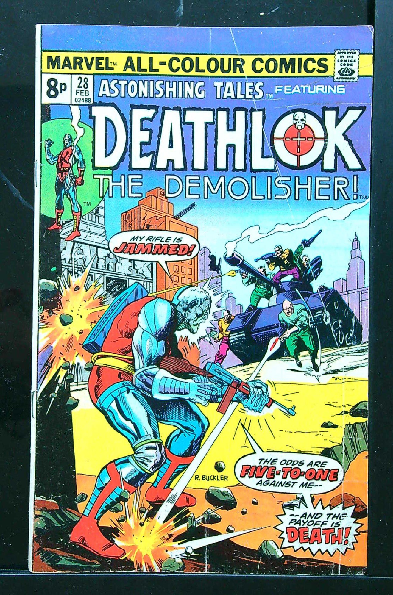 ACTUAL SCAN OF COMIC!<br> Cover of Astonishing Tales (Vol 1) #28. One of 250,000 Vintage American Comics on sale from Krypton!